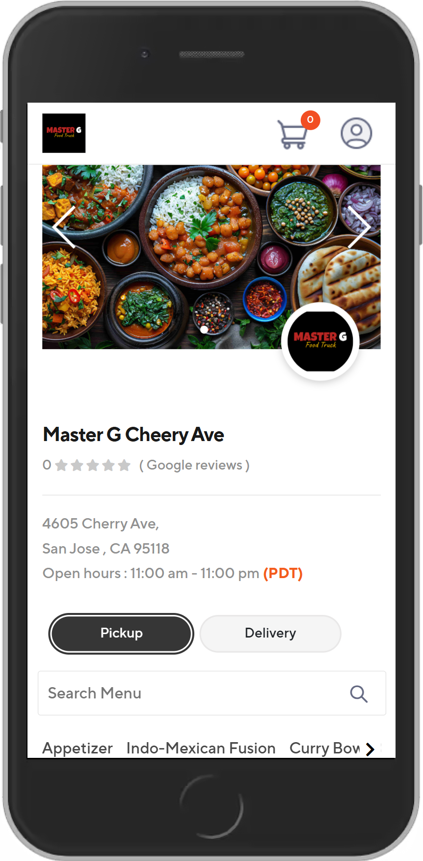 Master G Food Truck – Indo-Mexican Fusion on Cherry Ave